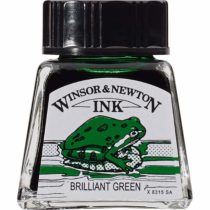 Winsor & Newton Drawing Ink Bottle, 14 ml - Brilliant Green