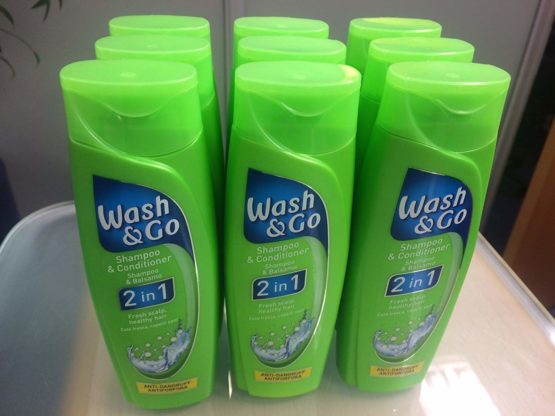 Wash & Go 2 in 1 Anti-Dandruff Shampoo and Conditioner X 9 bottles - Image 2