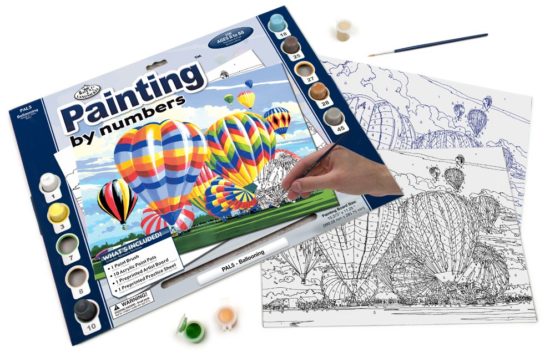 Royal & Langnickel PAL5 Ballooning Painting by Numbers Kit