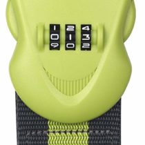 Master Lock 4701EURDGRN Luggage Strap with Combination Lock, Green, 190 x 6,5 x 4,8 cm