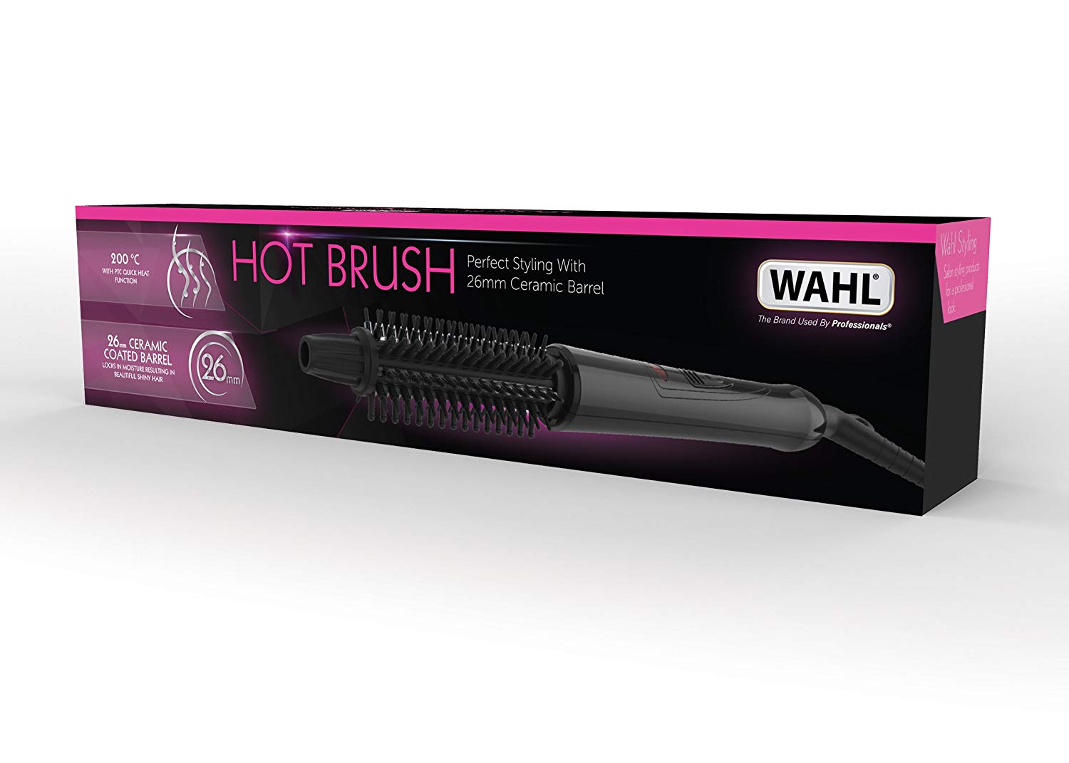 WAHL Hot Brush, Barrel Hot Hairbrush, Ceramic Coated Barrel, Round Brush for Women Heated Round Brush, Add Volume to Hair - Image 2