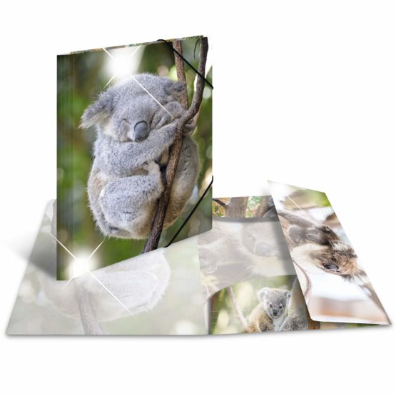 HERMA Elastic Folder Animals, Assorted Colourful Designs, A3, Glossy Plastic, with Inner Print, Pack of 10 - Image 4