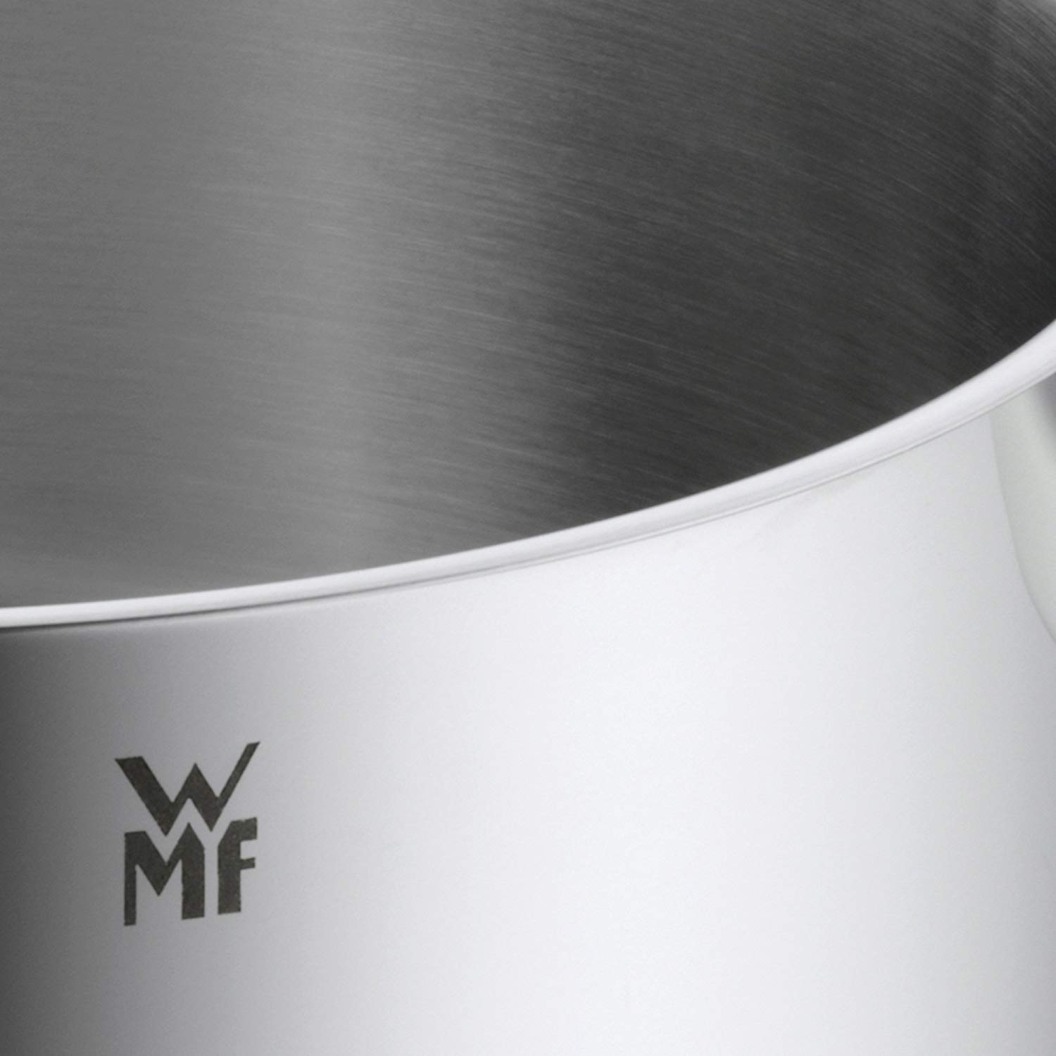 WMF 797819041 milk pot diameter 14 cm approx. l pouring rim Cromargan stainless steel brushed suitable for all stove tops including induction dishwasher-safe - Image 3