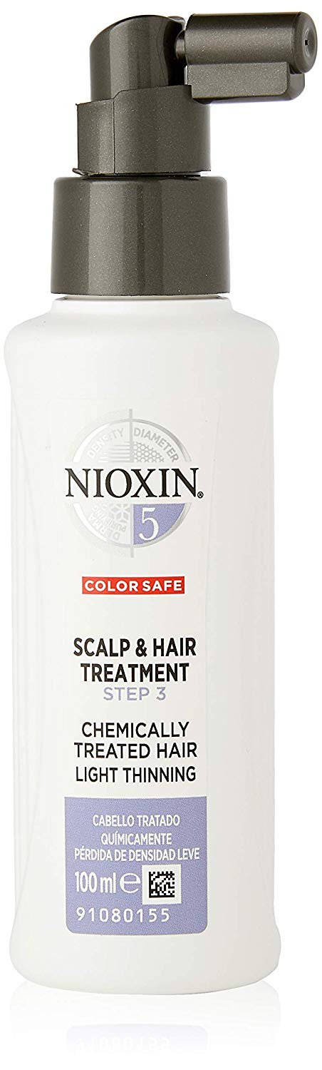 Nioxin 3-Part System, System 5 Chemically Treated Hair with Light Thinning, Hair Thickening Treatment, Scalp Therapy