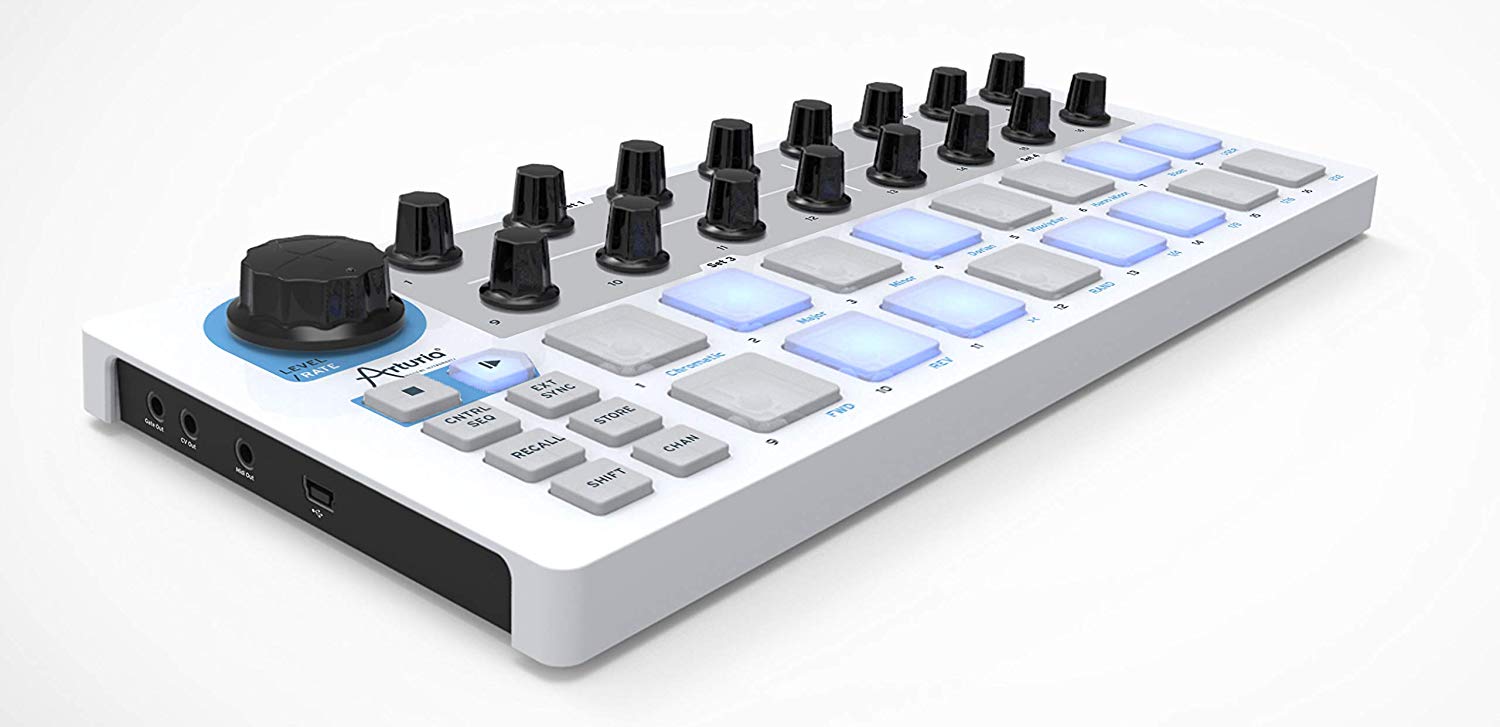 Arturia - BeatStep - Compact MIDI Controller & Sequencer with Creative Software for Recording - 16 Pads, 16 Encoders