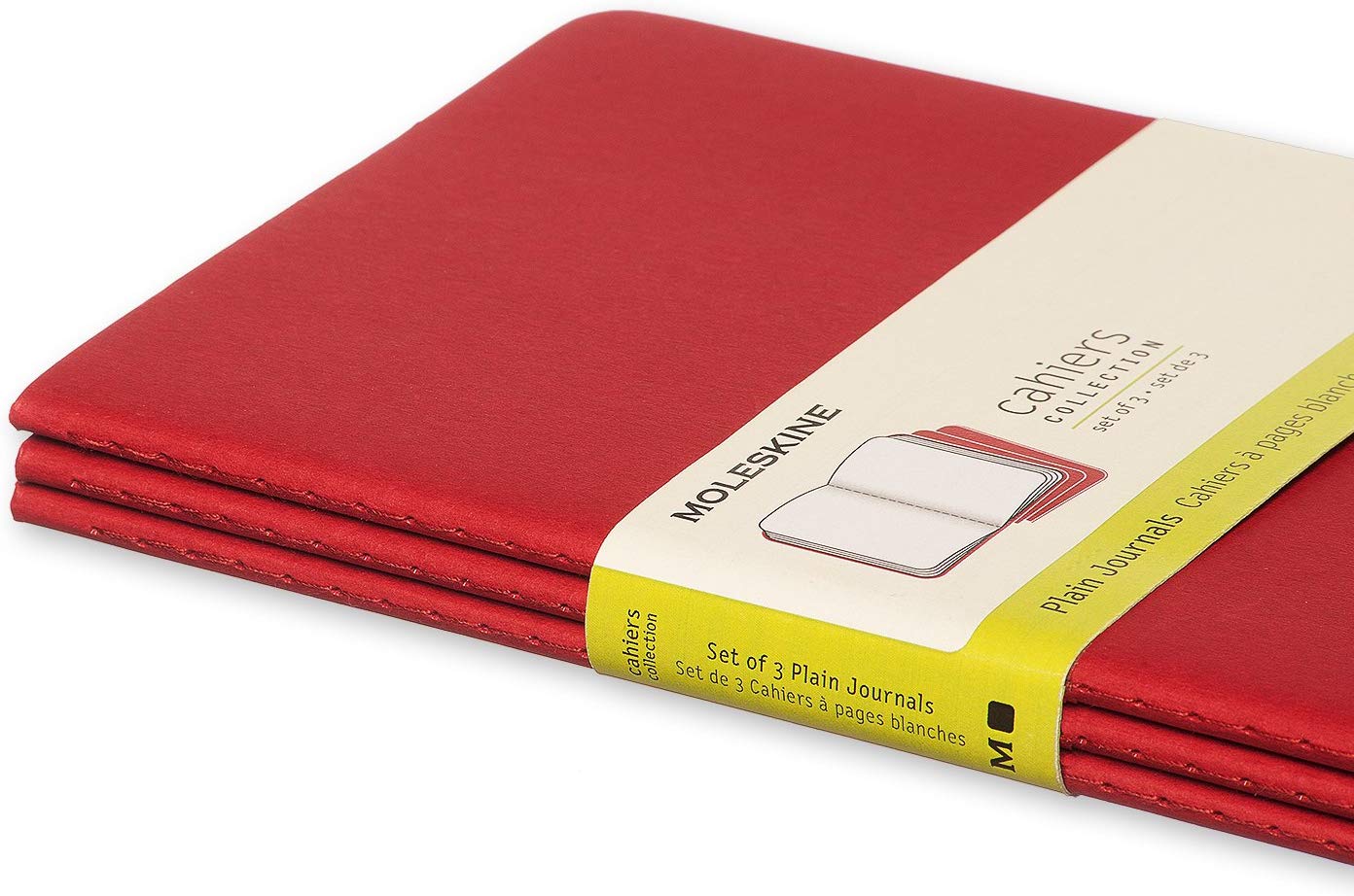Plain Cahier: Large (Moleskine Srl), S31038, Red - Image 3