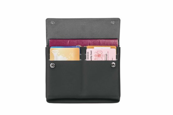 Pacsafe RFIDsafe TEC Slim Passport Wallet, Black - Image 2