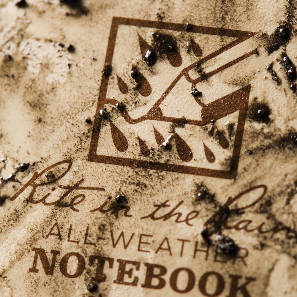 Rite in the Rain Waterproof Paper Pocket Notebook Top Spiral Bound Tan 4 x 6 Inch Cover Polydura 19 Gauge 100 Pages 50 Sheets Wire-o Binding Imperial & Metric Rulers Covnersaion table & Map Scale - Image 2