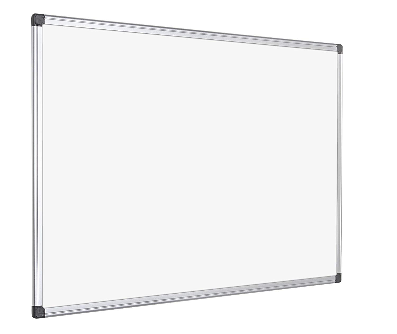 Bi-Office Maya Dry Wipe Aluminium Framed Double Sided Whiteboard 60x45cm, W60 x H45 cm