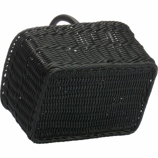 Saleen Bottle Rectangular Basket, polypropylene, Black, 38 x 29 x 20 cm - Image 3