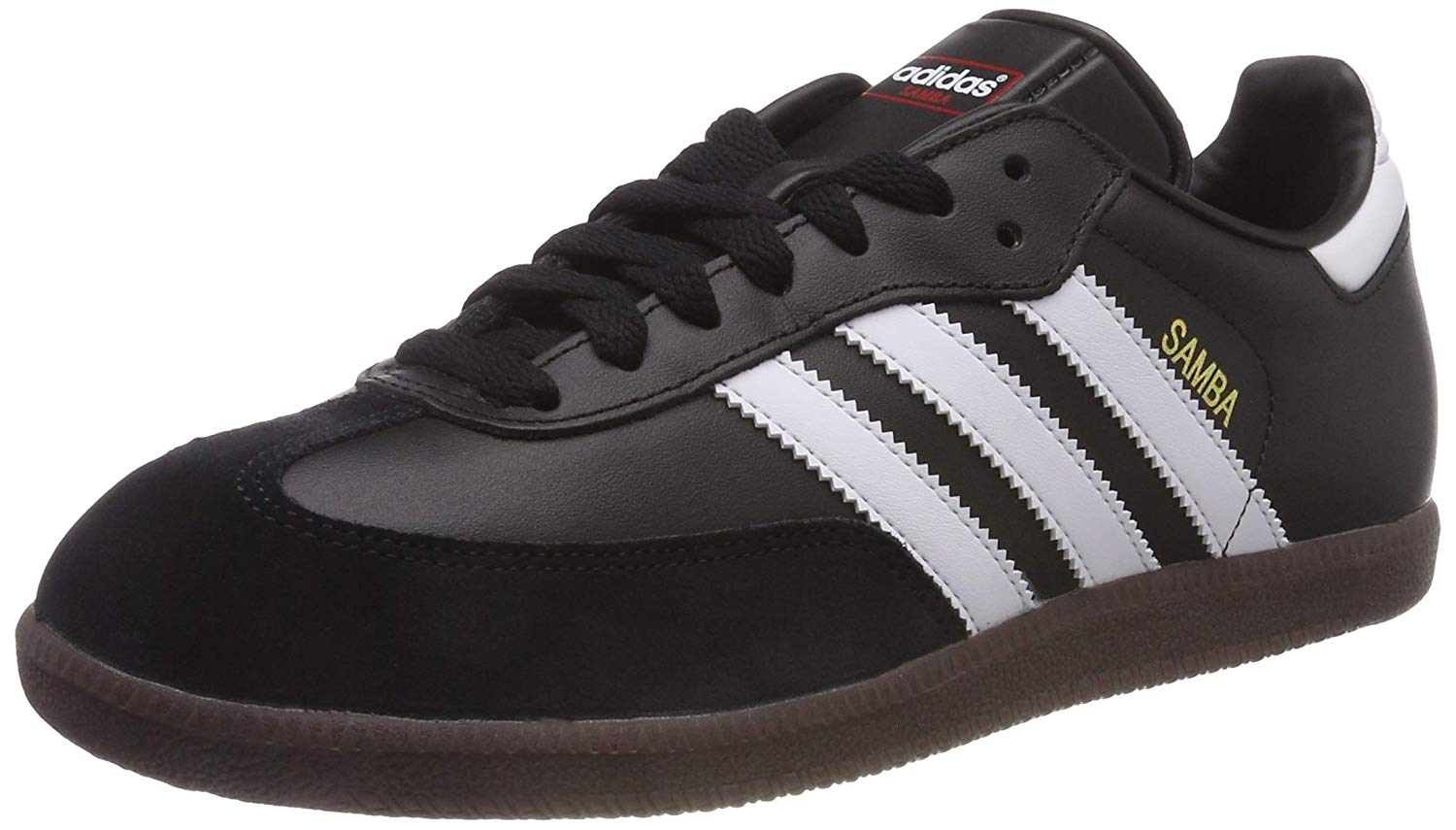 adidas Men's Samba Classic, Schwarz-wei㟠Classic Trainers, Black White 019000, 12.5 UK