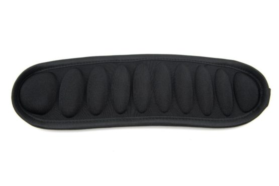 D'Addario Accessories Gel Guitar Strap Pad - Pad for Guitar Strap - Relieves Discomfort - Fits Over Guitar Straps - Black