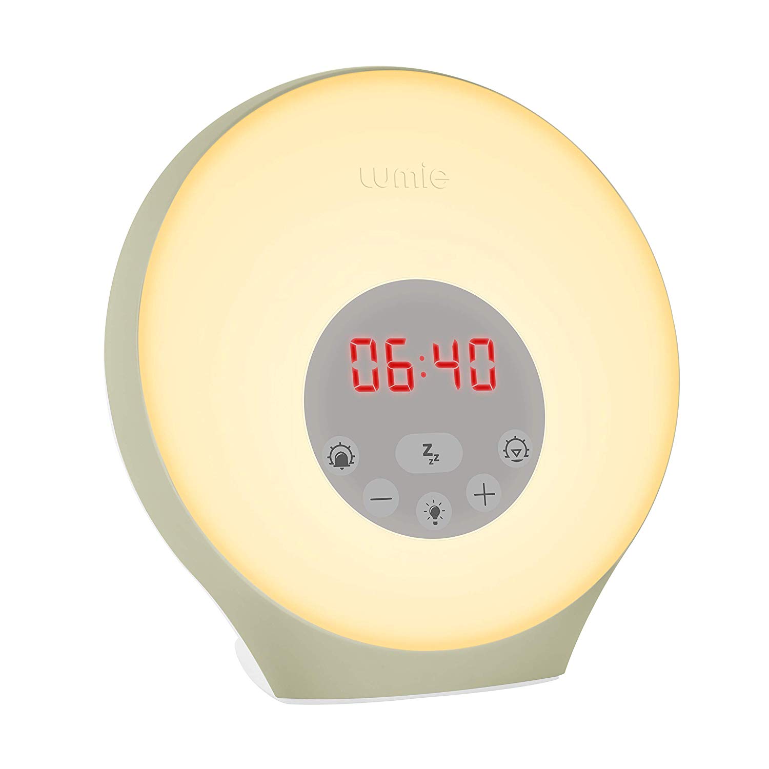 Lumie Sunrise Alarm - Sunrise Wake-up Alarm, Sunset Sleep Feature, Sounds and Mood Lighting, White, 9 x 17 x 18 cm - Image 2