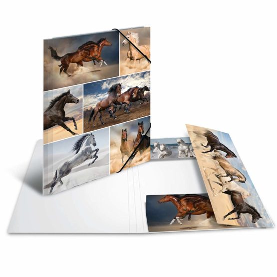 HERMA Elastic Folder Animals, Assorted Colourful Designs, A4, Sturdy Cardboard, with Inner Print, Pack of 10 - Image 4