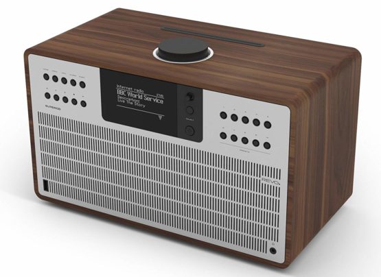 Revo Technologies SuperCD - Deluxe Digital Music System with CD, DAB/DAB+/FM, Walnut/Silver
