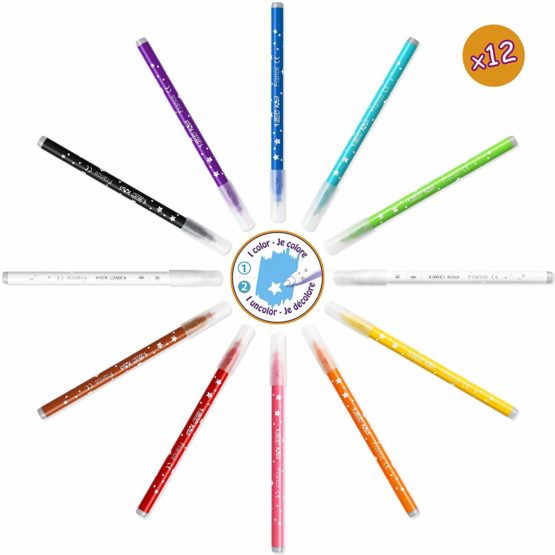 BIC Kids Stationery Activity Set and Carry Case, 64 Colouring Items (Colouring Pencils, Felt Pens and Crayons) - Image 3