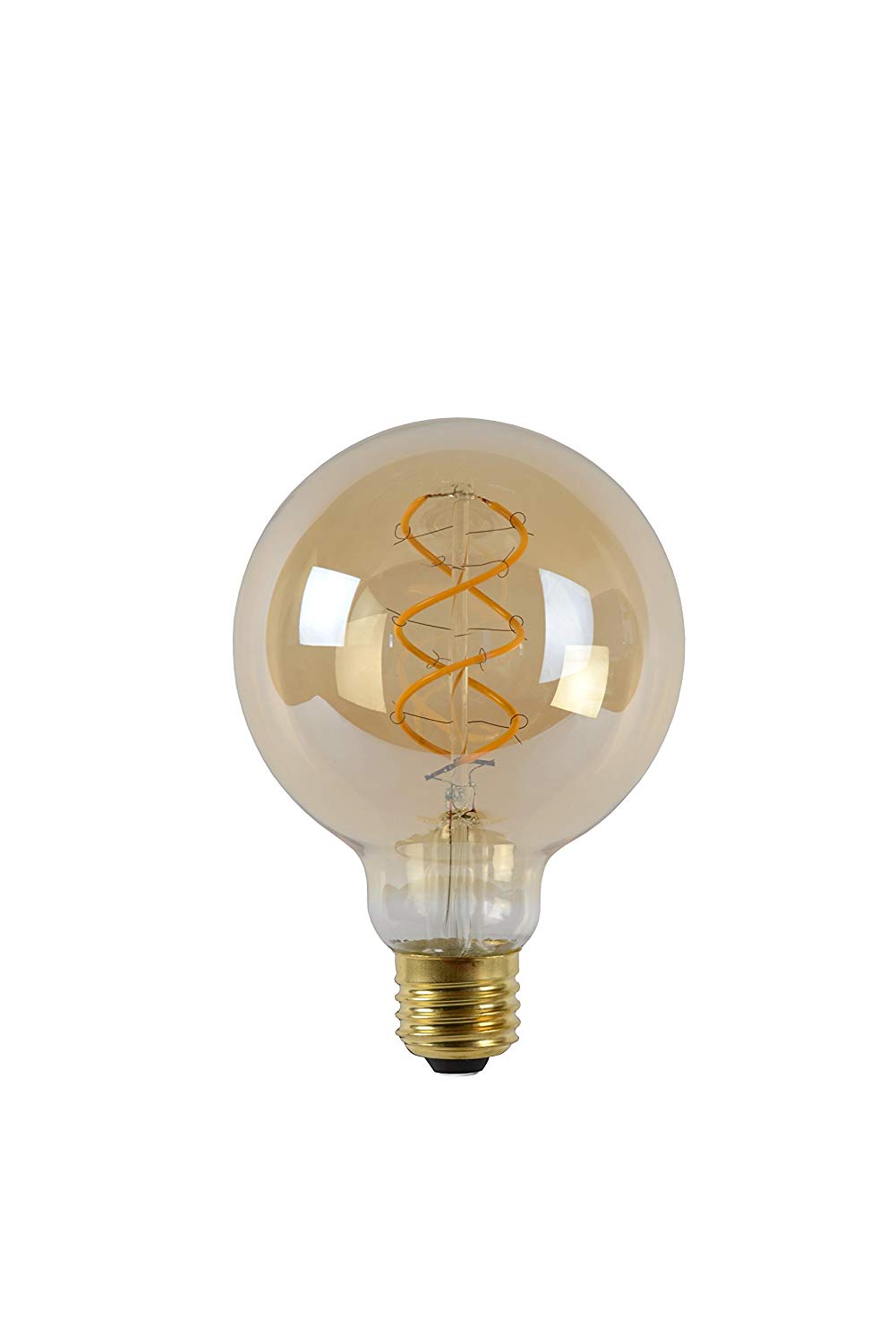 Lucide LED Bulb - Filament Bulb - diameter 9,5 cm - LED Dim. - 1x5W 2200K - Amber, 1 x 1 x 13.8 cm - Image 2
