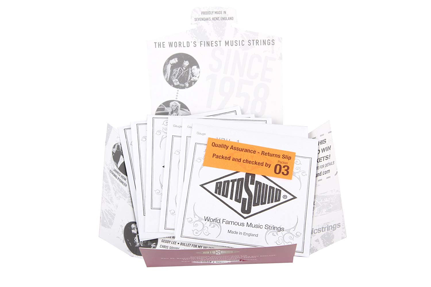 Rotosound CL3 Superia Classical Pro High Tension Set, Silber - Image 4