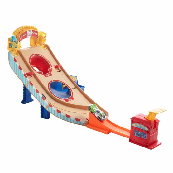 Hot Wheels and Disney Pixar Buzz Lightyear Character Car Play Set, Toy Story, Ramp, Slam Launcher, Car and Figures, Ages 3 and Older - Image 2