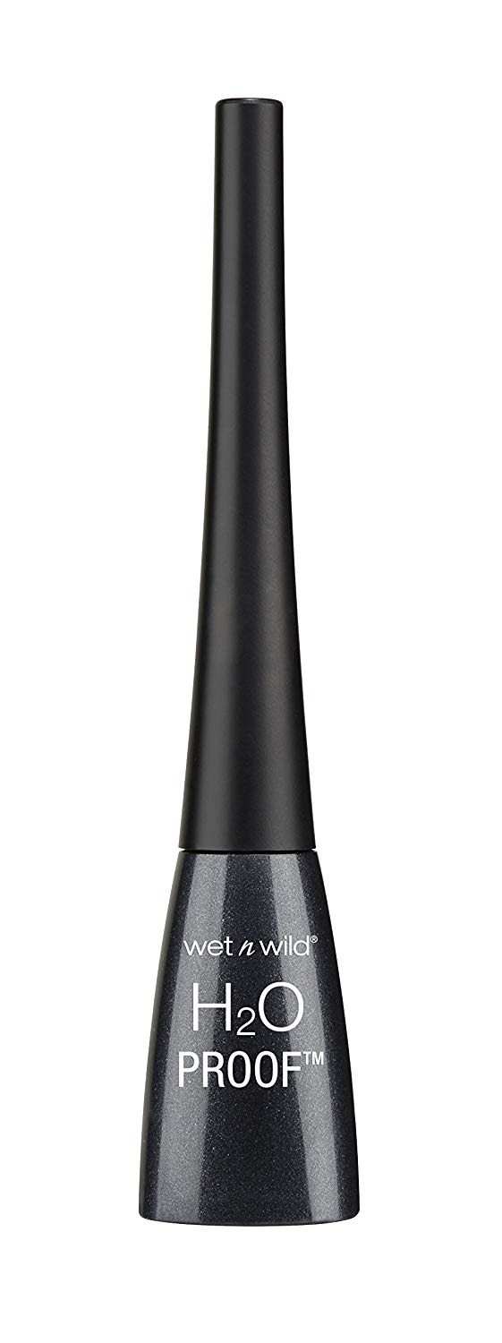 Wet n Wild, H2O Proof Felt Tip Liquid Eyeliner, Waterproof and Stain-proof Liquid Eyeliner, Waterproof Makeup, Long-lasting