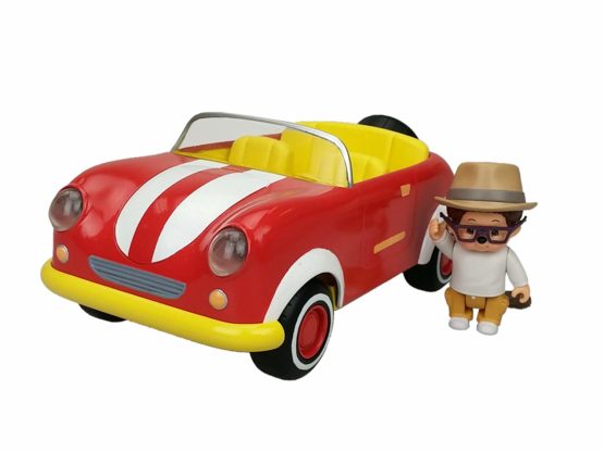 Monchhichi Monchhiroule Car with Wheels and Willow Figurine 20 cm - Image 2