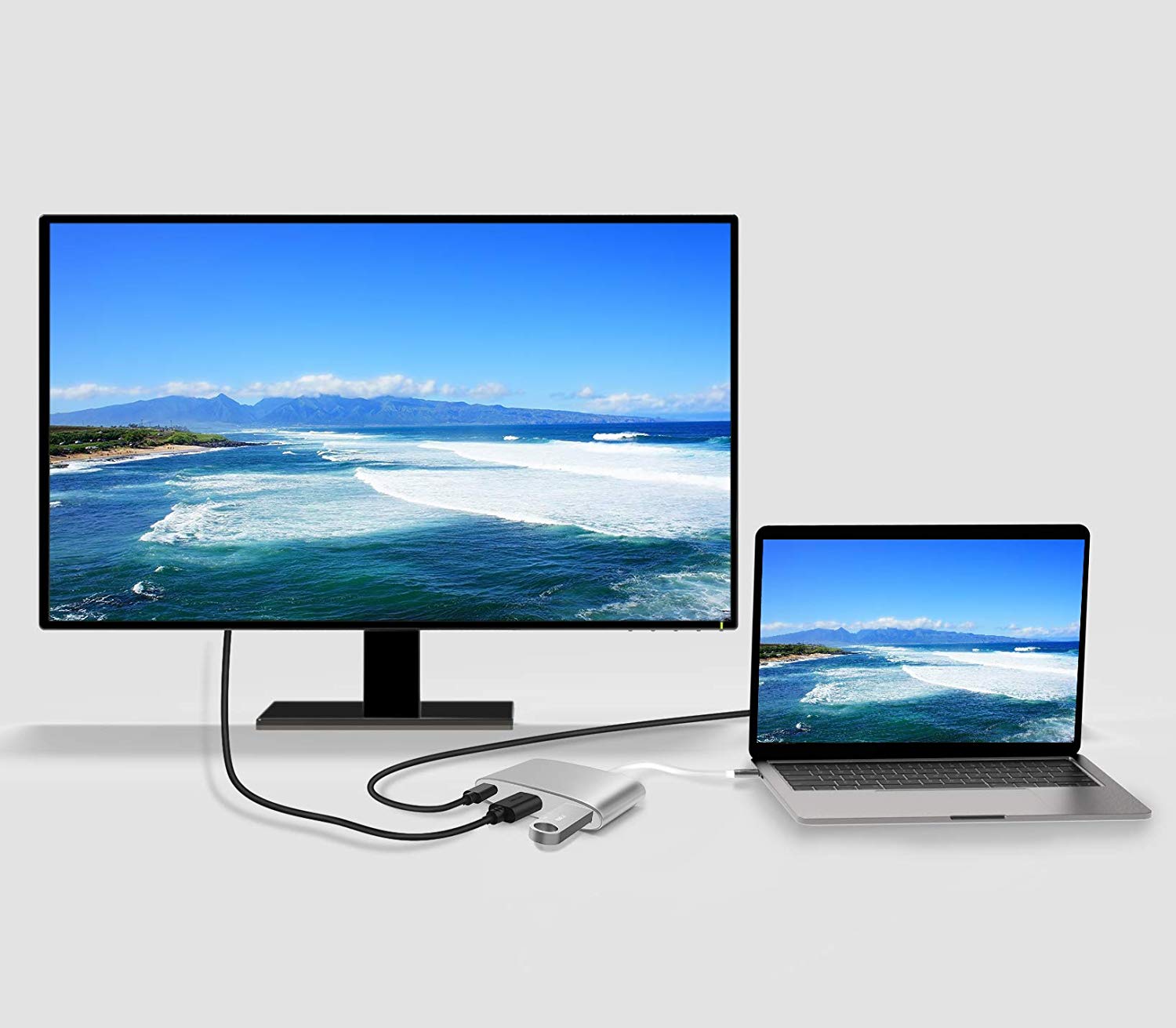 Mobility Lab MAC8010 Adapter USB-C Silver - Image 2