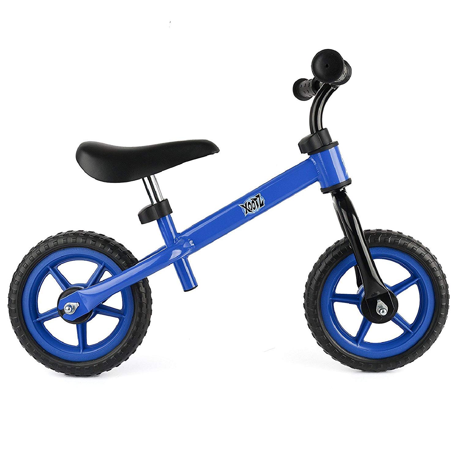 Xootz Balance Bike for Toddlers and Kids Training Bicycle with Adjustable Seat and No Pedals, Blue - Image 2