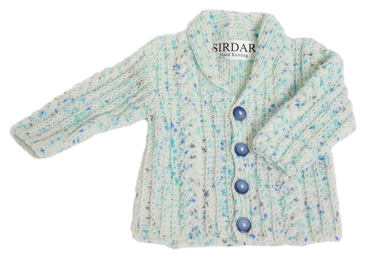 Sirdar Supersoft Aran Rainbow Drops, After Eight (854), 100g - Image 4