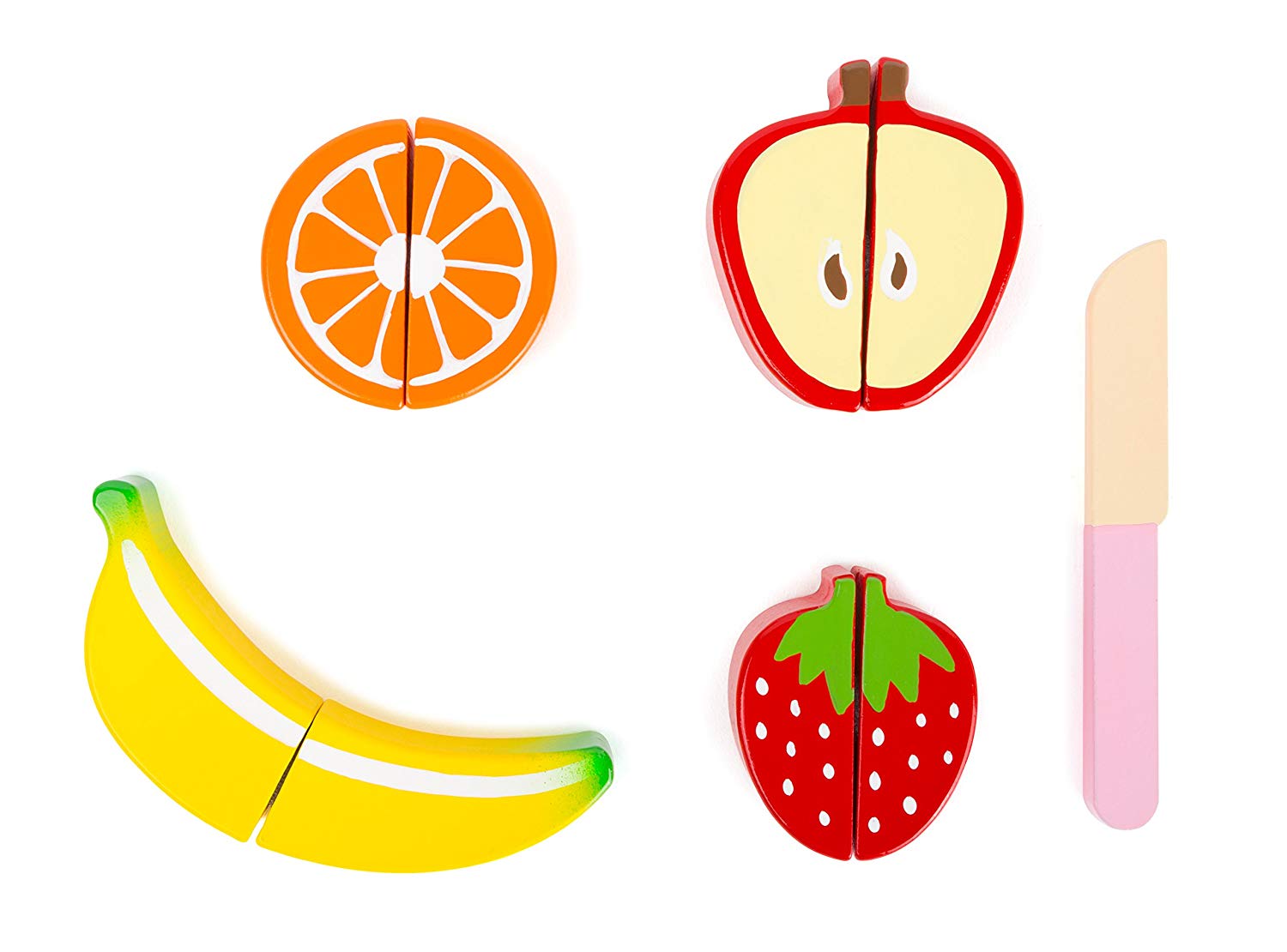Small Foot 10892 Toy Fruit Set, Orange - Image 2
