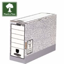 Bankers Box System A4 120mm Spine Foolscap Transfer Files - Grey (Pack of 10)