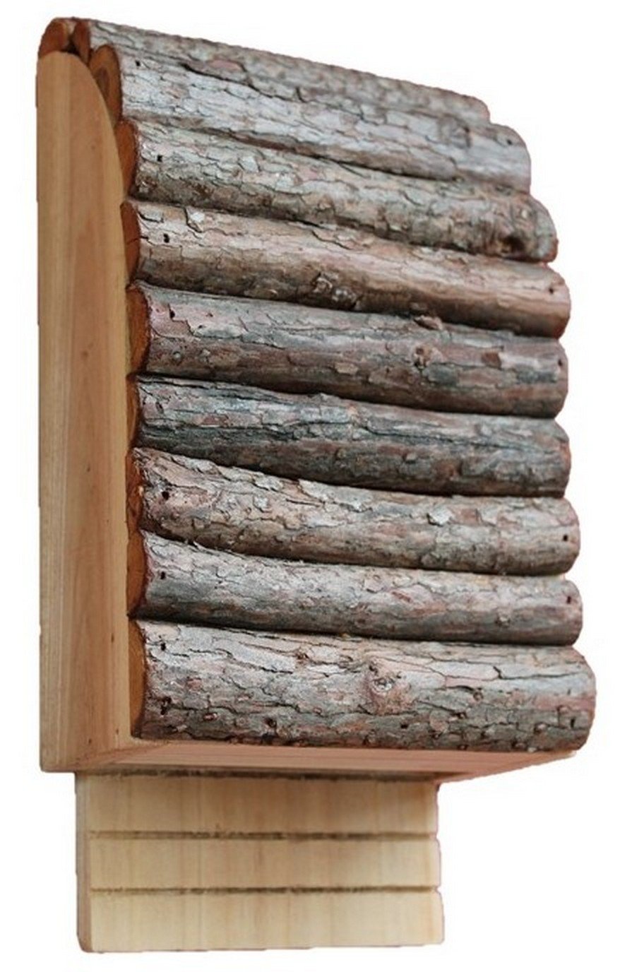 Greenkey 695 Medium Bat Box - Natural Wood, 27x14x8 cm