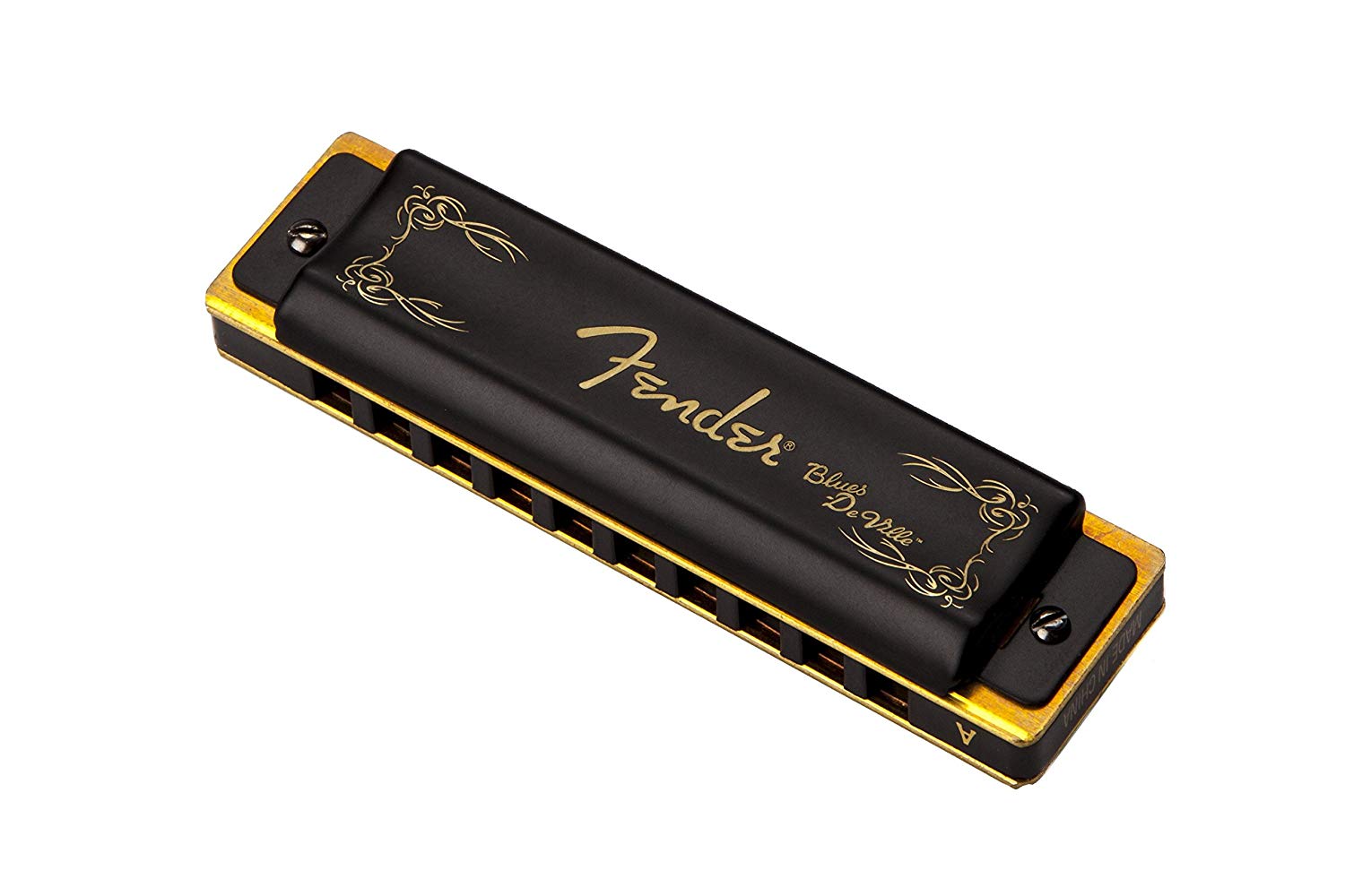 Fender Blues DeVille Harmonica - A, Bronze,Black, Key of A