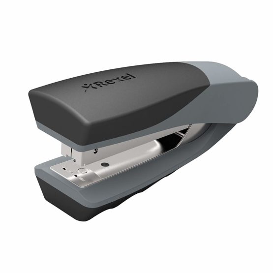 Rexel Centor Half Strip Stapler, 25 Sheet Capacity, Metal Body, Silver/Black, 2100595