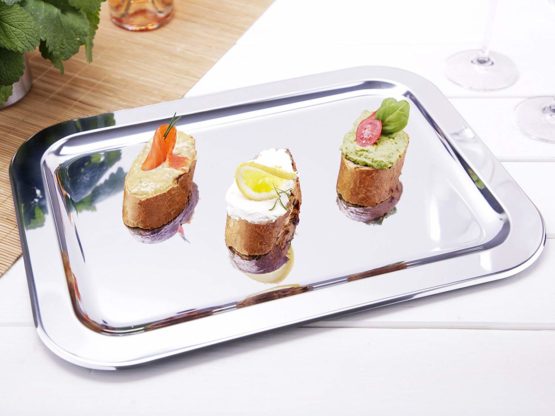 CHG 48-S5 Serving Tray Stainless-Steel 48.5 cm x 37.5 cm - Image 2