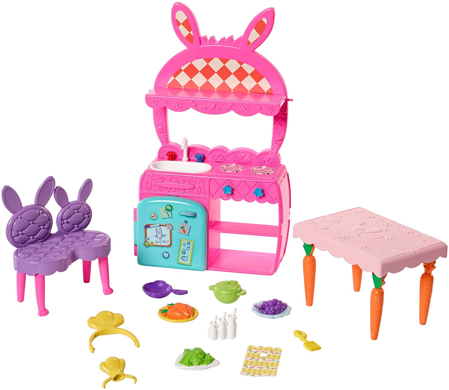 Enchantimals Kitchen Fun Playset, Pink, 15 cm - Image 4