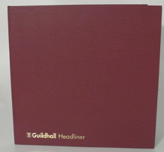 Exacompta Guildhall Headliner Account Book,298 x 305 mm, 7 Debit and 14 Credit Column, 80 Pages