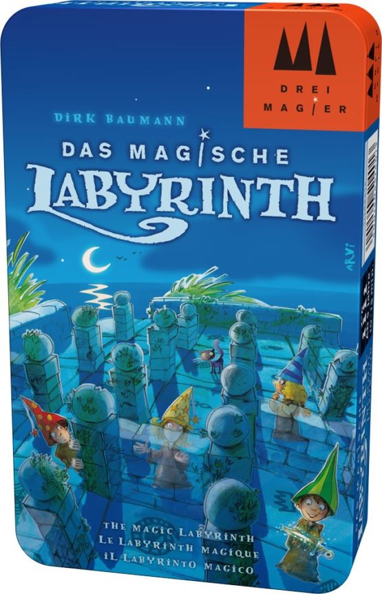Drei Magier SSP51401"Das Magische Labyrinth in Metal Dose" Board Game
