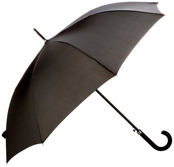 Hackett London Men's Plain Walking UMB Umbrella, Black (Black 999), one Size