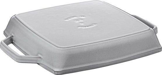 STAUB Square Grill Pan, 23 cm, Graphite Grey - Image 2