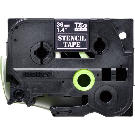 Brother STe-161 Labelling Tape Cassette, 36mm (W) x 3M (L), Stencil Tape, Brother Genuine Supplies
