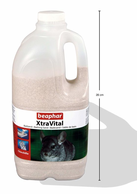 XTRAV Ital Chinchilla Bathing Sand | Sand | Shampoo | Chinchilla Sand Absorbs Moisture and excess oil | 1.3 kg sand for - Image 2