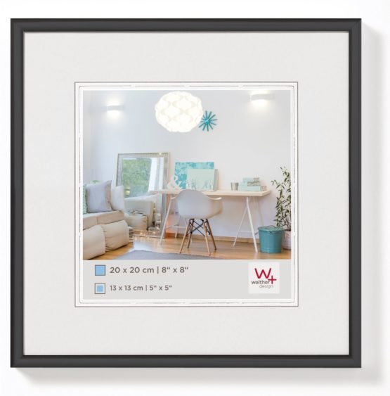 Walther design KV330S New Lifestyle, plastic frame, 30x30 cm, Black, 1 piece