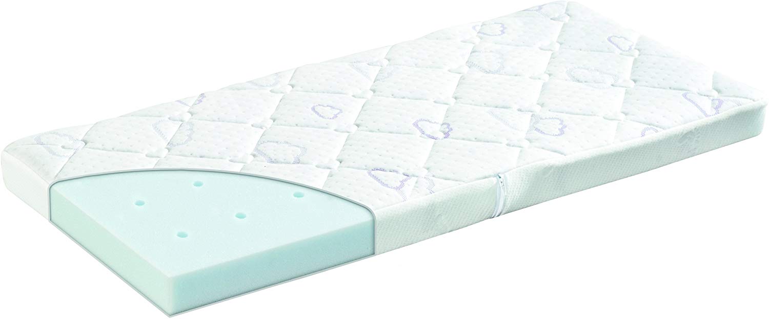 Traeumeland Breeze Light Mattress for Cradle 45 x 90 cm, Multi Colours, Muli Colours