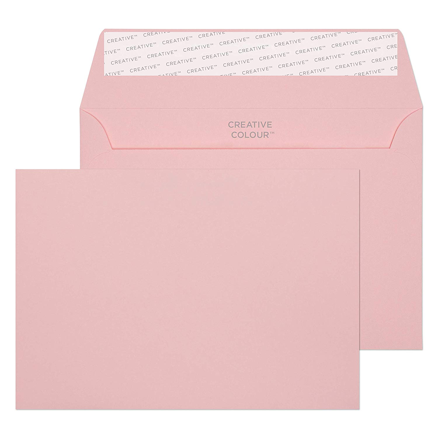 Blake Creative Colour C6 114 x 162 mm 120 gsm Peel & Seal Wallet Envelopes (101) Baby Pink - Pack of 500, C6 - 114 x 162 mm