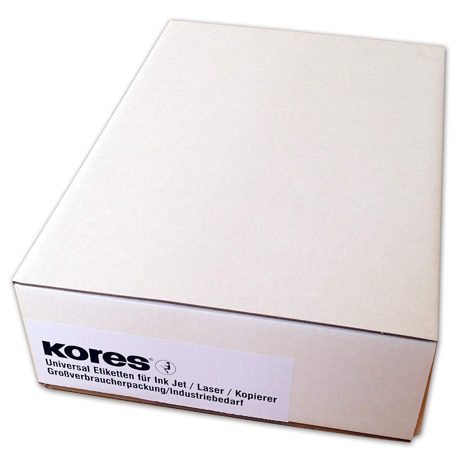Kores Universal Printer Labels 70 x 37 mm 500 Sheets in White