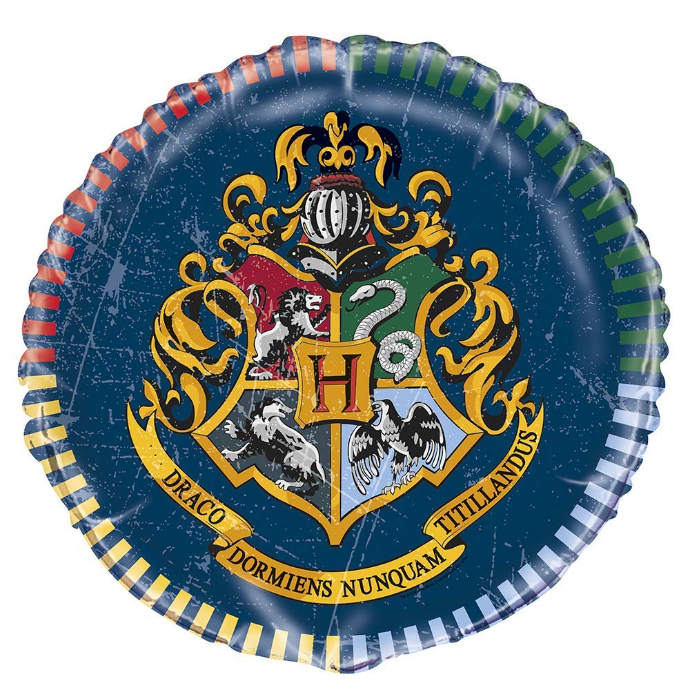 Harry Potter Round Foil Balloon (45cm) - Multicolor Magical Party Decor - Perfect for Themed Party Decoration - 1 Pc