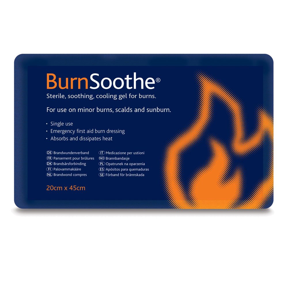 Reliance Medical Burnsoothe Cooling Gel Immediate Dressing For Burns In First Aid Sterile Burns Soothing, Non-Adherent