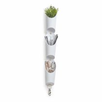 Umbra Wall Vessel, Plastic, White, Normal
