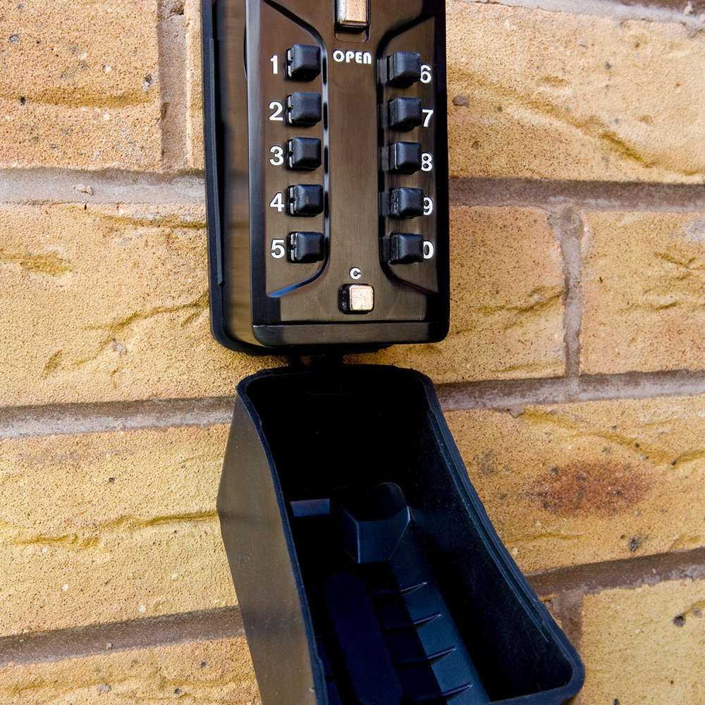 NRS Large Key Safe, Brown, 13.1 cm (H) x 6.2 cm (W) x 5.9 cm (D) - Image 2