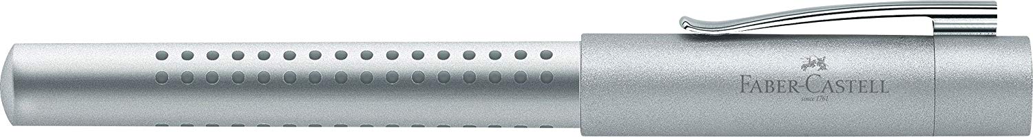 Faber-Castell 140905 Fountain Pen Grip 2011 Nib B Silver - Image 4
